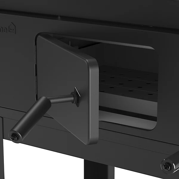GoodHome Etowah Black Charcoal BBQ (D) 3660mm 207 x 430mm - Image 10