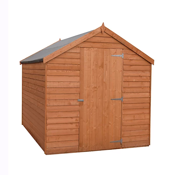 Shire Overlap 7x5 Single Door Windowless Value Garden Building